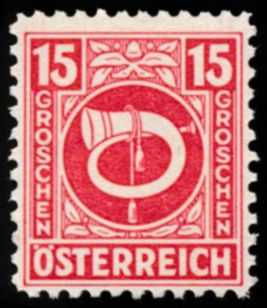 ANK 0697-0713 Posthorn 1945 complete set